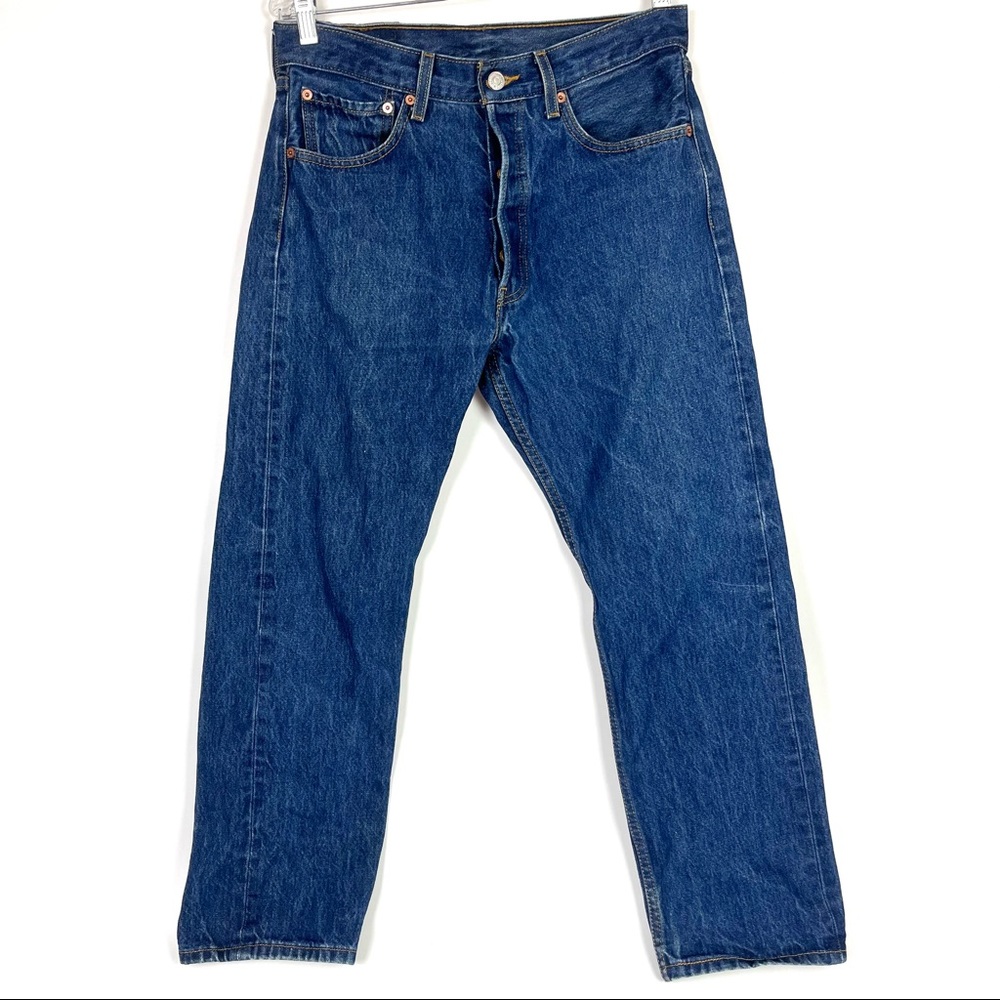Levi's 501 Button Fly Straight Leg Jeans Size 32x30
